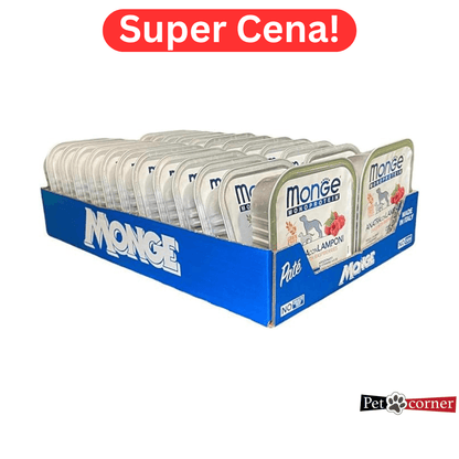 Monge pašteta za pse pačetina i malina 24x150g