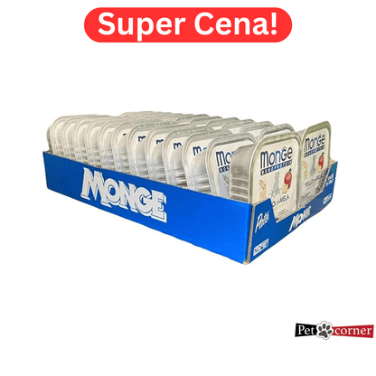 Monge pašteta za štence piletina i jabuka 24x150g