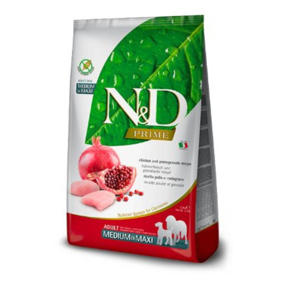 N&D Prime Chicken Pomegranate suva hrana Medium Maxi