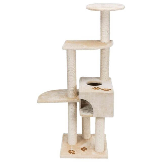Penjalica Alicante 142cm bež, sa pećinom od pliša - Trixie - petcorner