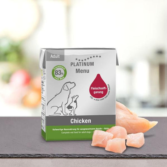 Platinum Dog Menu Chicken 375g – vlažna hrana za pse