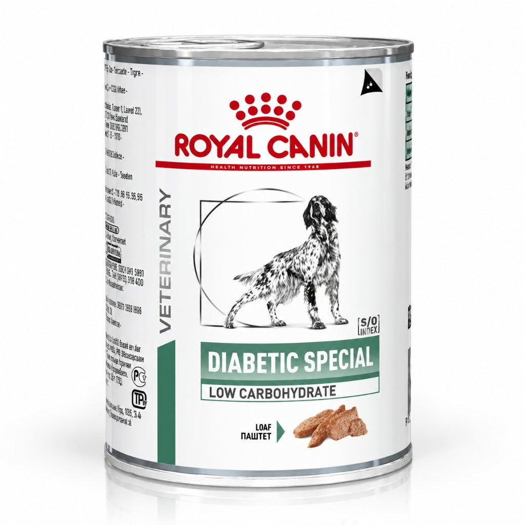 Royal Canin Diabetic Special Low Carbohydrate 410 g, konzerva mokre veterinarske hrane za pse