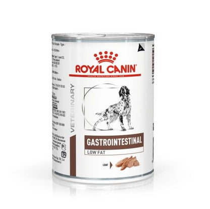 Royal Canin Gastrointestinal Low Fat 410 g, konzerva mokre veterinarske hrane za pse