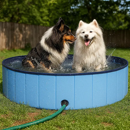 Trixie bazen za pse 120x30cm – plavi, od čvrste plastike, za velike pse