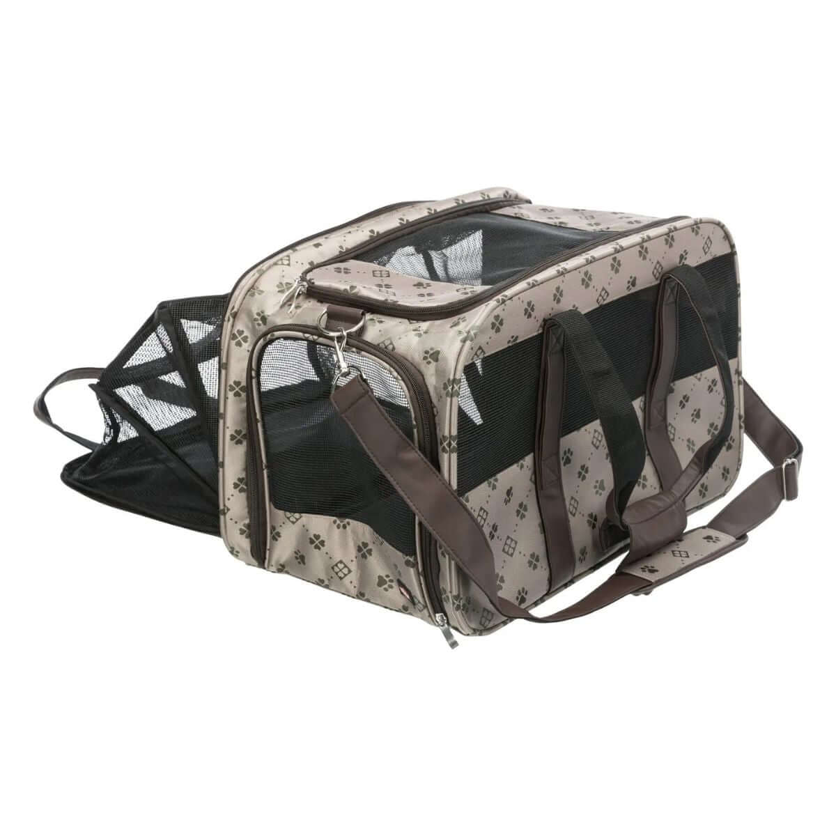 TRIXIE Carrier Maxima – pet carrier – spacious with expandable size