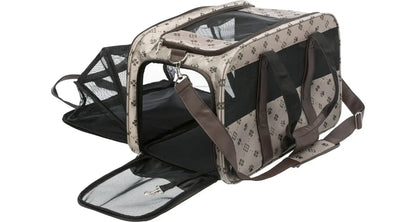 TRIXIE Carrier Maxima – pet accessories – spacious, expandable design for pets up to 8 kg