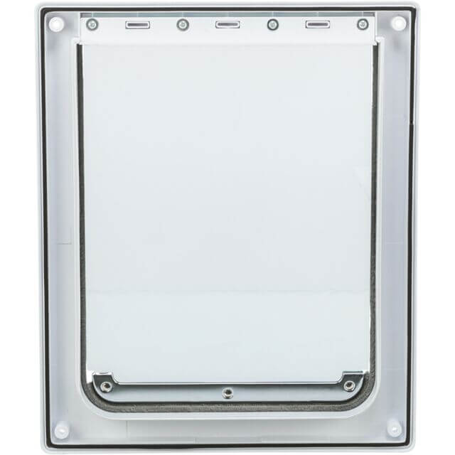 Trixie vrata za pse dvosmerna S–M bela 30x36 cm sa klapnom