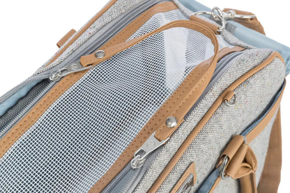 Trixie Helen torba za pse i mačke, sivo-braon, sa mrežastim delom za ventilaciju