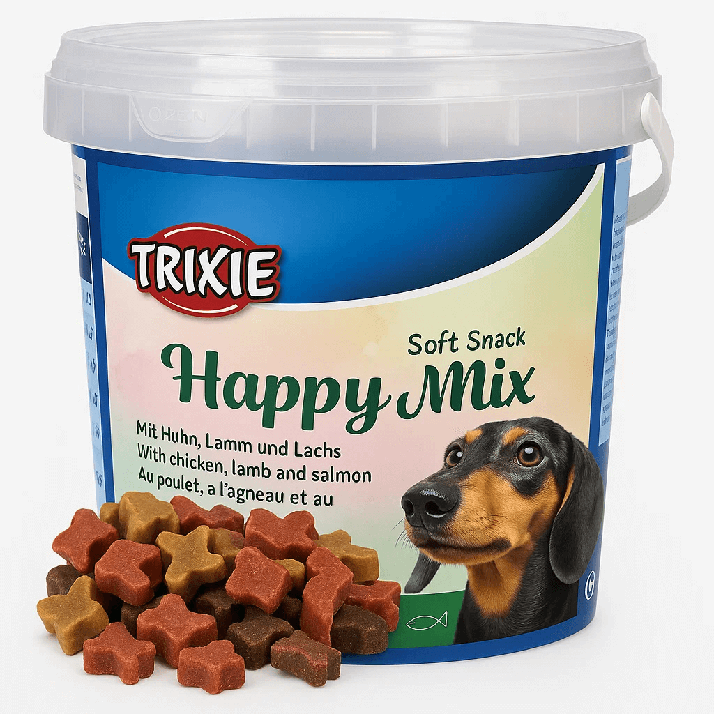 Trixie Soft Snack Happy Mix 500g – meke poslastice za pse sa piletinom, jagnjetinom i lososom

