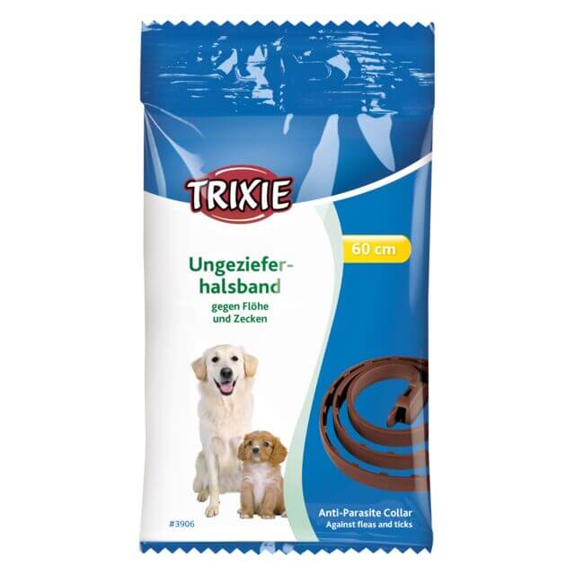 Trixie ogrlica protiv buva i krpelja za pse 60 cm – braon - petcorner