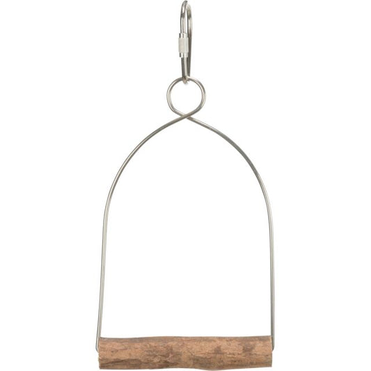 Trixie polukružna drvena ljuljaška za ptice 8×15 cm