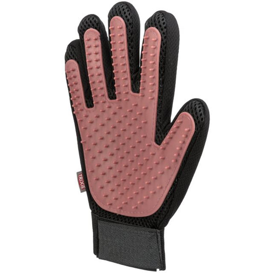 Trixie rukavica za negu krzna 16x24cm – pink/crna - petcorner