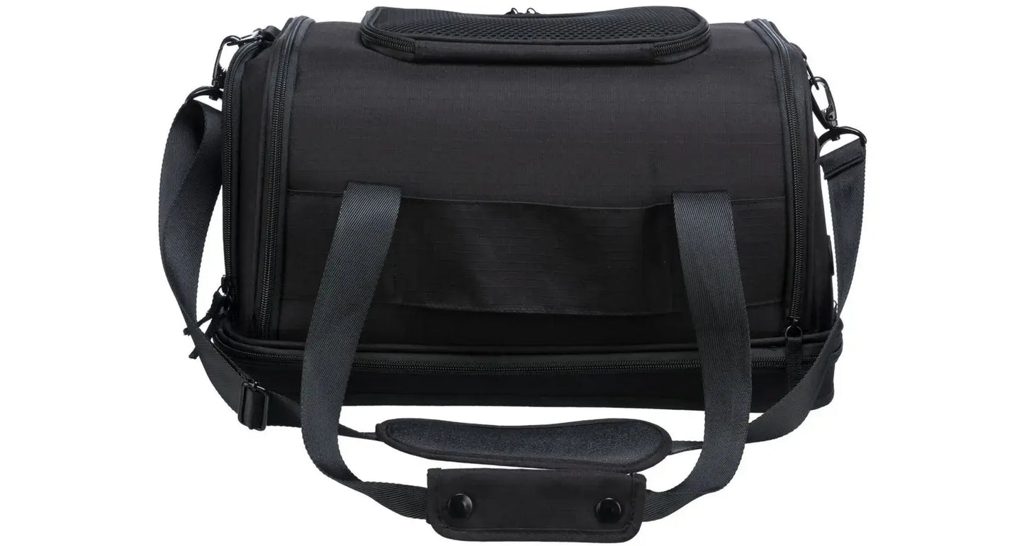 TRIXIE Torba za Putovanje Avionom – pet accessories – black carrier with shoulder strap