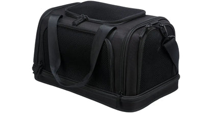 TRIXIE Torba za Putovanje Avionom – pet accessories – sleek black design with mesh panels