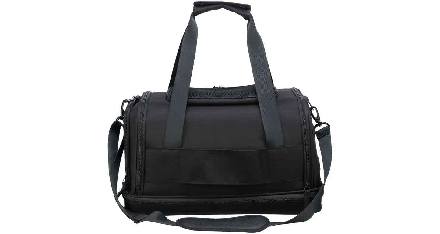TRIXIE Torba za Putovanje Avionom – pet accessories – black, travel carrier with durable handles