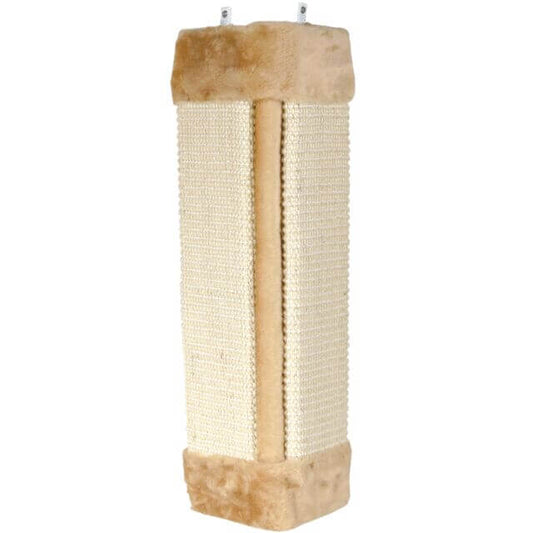 Trixie Ugaona Grebalica 495x235cm – Bež, Sisal i Pliš - petcorner