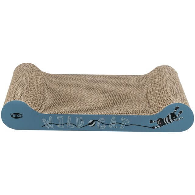 Trixie Wild Cat grebalica karton plava 41x7x24 cm - petcorner