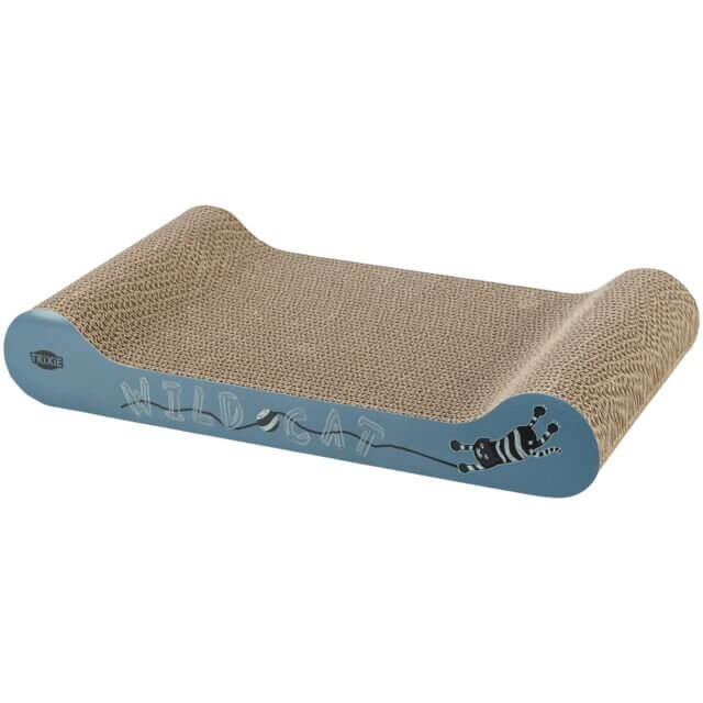 Trixie Wild Cat grebalica karton plava 41x7x24 cm - petcorner