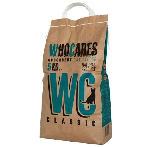 Who Cares Classic 5kg – prirodan upijajući posip za mačke protiv neprijatnih mirisa