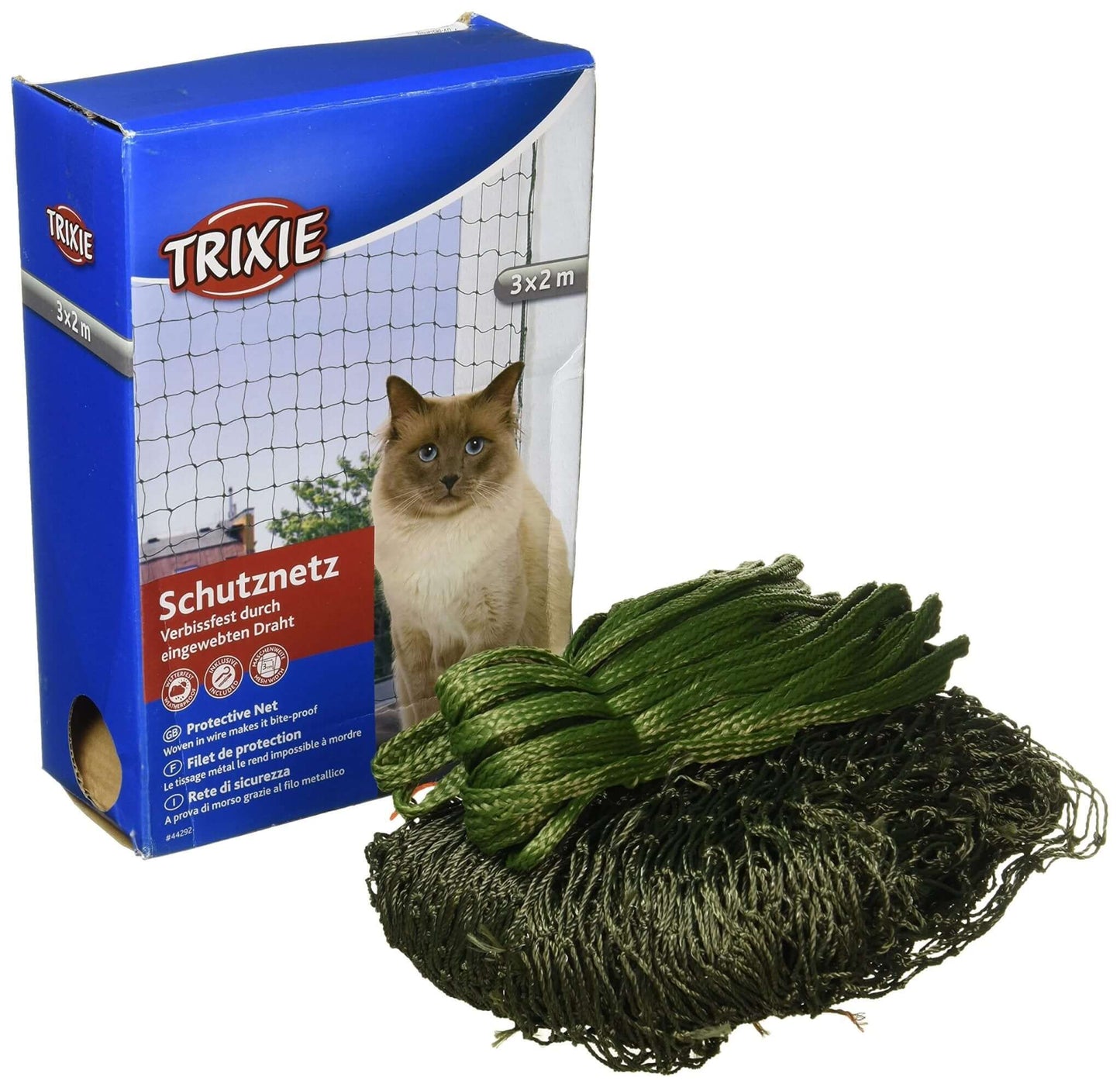 Trixie Zaštitna mreža Cat Protekt 3x2m, Ojačana - Zelena - petcorner